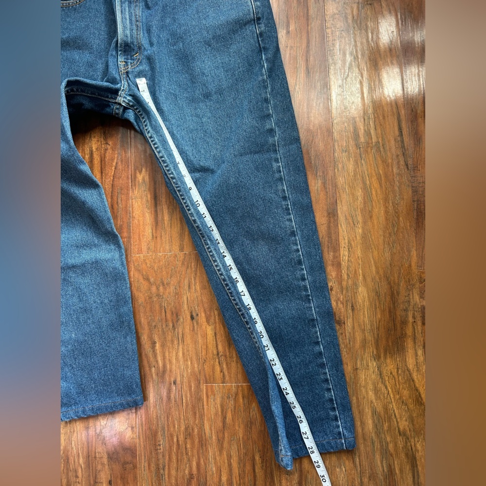 Levi’s 505 Relaxed Straight Leg Jeans Men’s 34x30 with pockets zipper closure - Picture 6 of 11